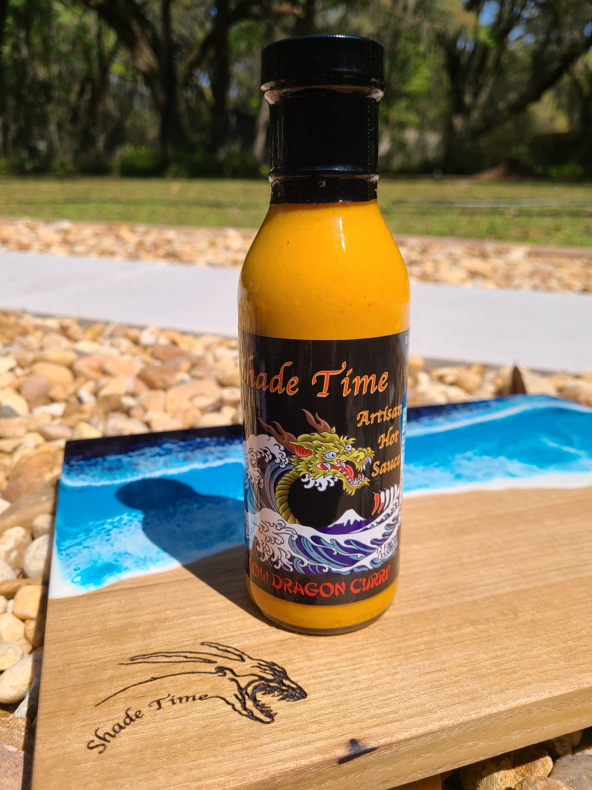"12 oz Thai-style yellow curry sauce with tomato and onion by Shade Time"